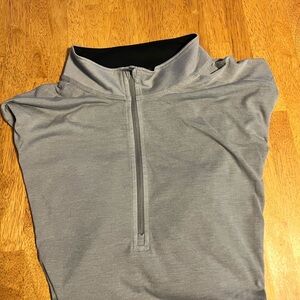 Under Armour Black and Gray Threadborne Top